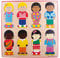 Bigjigs Toys Little Friends Wooden Jigsaw Puzzle - 24 Piece Wooden Puzzle, Diversity Toys for Early Years, Montessori Toys for 3 Year Olds, Toddlers Toys and Games