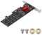 Festplatten Erweiterungskarte, PCI-E3.1 M.2 NVME TXB122 PCI-E SSD Konverter Computerzubehör, Praktisch
