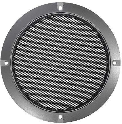 X AUTOHAUX 5 Titanium Tone Audio Speaker Cover Mesh Subwoofer Grill Guard