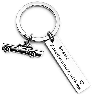 Banemi Porte Clés Fille Porte Cle Mignon «Soyez Prudent, J'Ai Besoin De Vous Ici avec Moi» avec Pendentif Voiture Cadeau Ado Fille