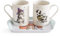 Royal Worcester Wrendale Deigns Halloween Cat and Dog Mug and Tray Set