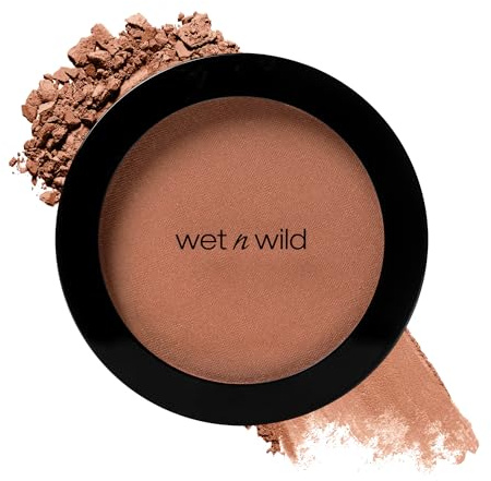 wet n wild Color Icon Blush, Effortless Matte Natural Sheer Glow & Seamless Blend, Luxuriously Infused Smooth Jojoba Oil, Cruelty-Free & Vegan - Naked Brown