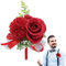 cypreason Boutonniere Hochzeit Gästeanstecker Hochzeit Zubehör Künstliche Ansteckblume Bräutigam Hochzeitsanstecker Blumen Anstecker, Hochzeit Blumen Anstecker