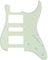 7-Wege-Typ Voll Beladene Vorgeführte Pickguard Alnico 5 Humbucker-Pickups HSH. Gitarrenteile Geladenes Schlagbrett (Color : 3Ply Mint Green)