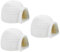 KOMBIUDA 3St Simulation eines Iglus Kinderspielzeug EIS Iglu-Modellspielzeug Rollenspielspielzeug Kinderzimmer Dekoration Figuren für Kleinkinder Figuren von Bauernkindern Harz Weiß