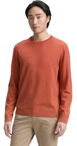 TOM TAILOR Herren Strickpullover mit Crewneck