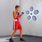 Musik Boxmaschine mit Handschuhe,Bluetooth Music Machine Boxing,LED-Anzeige Musikboxing Maschine 9 Modes 9 Speeds und Zählmodus