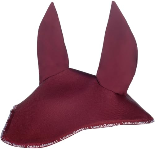 HKM Livigno Mesh Fliegenhaube, Bordeaux, Vollblut