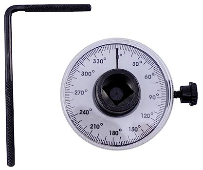 iplusmile Chiave Dinamometrica Regolabile con Goniometro per Misurazione e Utensile Manuale per Riparazioni Auto e da Te Facile da Usare con Testa Cricchetto
