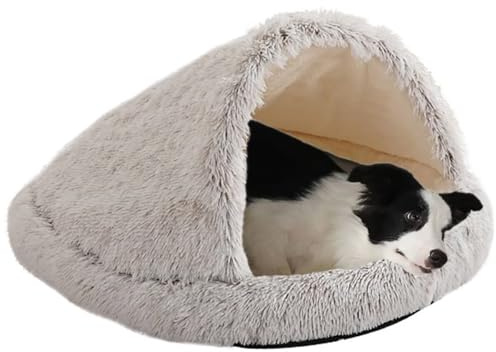Ezmina Tenda per animali domestici, cuccia per gatti di piccola taglia, cani, animali domestici in peluche, soffice sacco a pelo per cuccioli, caldo e vongolante, letto per gatti, accogliente letto