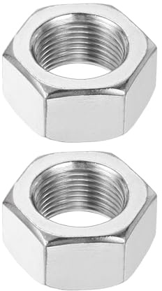 QUARKZMAN M20x1,5mm Sechskantmuttern 2Stk 304 Edelstahl metrische | Feingewinde-Sechskantmuttern Verbindungselemente 30mm/1,18 Breite, 16mm/0,63 Höhe für Maschinenbau Industrieanwendungen