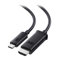 Cable Matters USB C to HDMI Cable 1m (USB-C to HDMI Cable) Supporting 4K 60Hz in Black - Thunderbolt 4 &3 / USB4 Port Compatible with iPhone 15 Pro Max Plus, MacBook Pro, Dell XPS 13, Surface Pro
