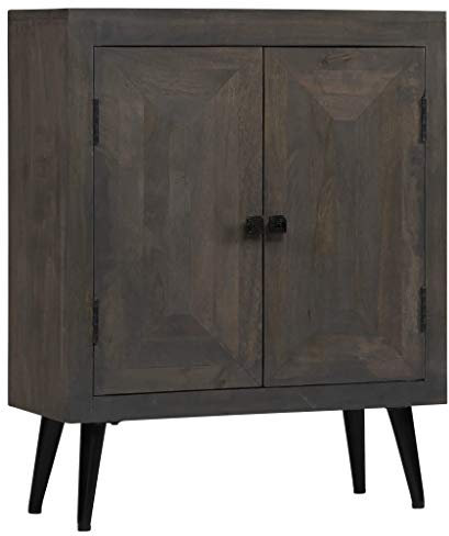 Festnight Sideboard | Vintage Kommode | Retro Beistellschrank | Holz Schubkastenkommode | Massiv Mangoholz 60 x 30 x 76 cm