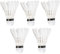 JLchen 5-Pack Advanced Goose Feather Badminton Shuttlecocks with Great Stability and Durability,Nylon Shuttlecocks Indoor Outdoor Sports Hight Speed Training Badminton Birdies Balls (5)
