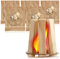 com-four® 6X Kamin-Anzünder und Grill-Anzünder aus Holz für unterwegs - ökologischer und geruchsfreier Anzünder für Feuerstellen - schnell, leicht und wirksam