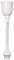White Rise & Fall Pendant Lighting Mechanism Unit | ES E27 Lampholder | Extends to 1.5 Metres | Complete with Matching Metal Hand Pull | Supports 1.5Kg to 8Kg