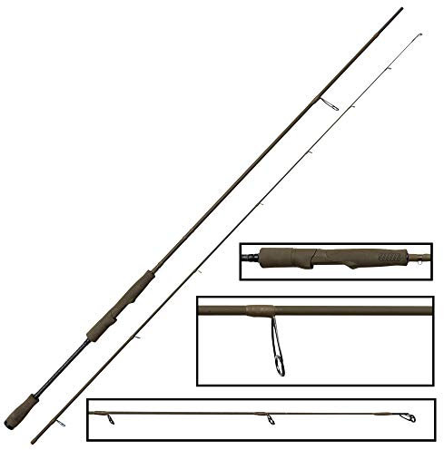 Savage Gear SG4 Ultra Light Spiel Spinnrute - Hochempfindliche Carbonrute für Süßwasserangler, ideal für Forellen und Barsche in Flüssen, Seen und Bächen - Präzisionswurf 198CM 1-5G