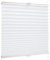 SchattenFreude Basic Klemmfix-Plissee für Fenster | Mit Klemm-Haltern | Ohne Bohren | Reinweiß, Breite: 60cm x Höhe: 220cm