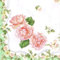 Farbige Papierservietten, 20 Stück Shabby Chic Servietten für Hochzeiten, Abendessen, Tee-Partys, Duschen und Cocktails, Spring