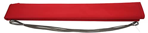 Mendler Ersatz-Bezug für Markise HWC-H27, Vollkassette Ersatzbezug Sonnenschutz 6x3m - Polyester Bordeaux-rot