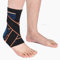 VITTO Sprunggelenkbandage, Fußbandage bei Bandschäden, Schwachen Gelenken, Verstauchtem Gelenks und Arthritis (mit Riemen, M), für Arthritis, Erholung, Plantarfasziitis, Schmerzlinderung