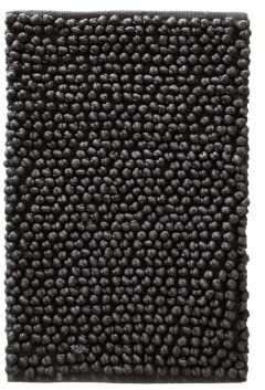 JOTEX Popcorn Badteppich, Grau, 50x80 cm, 1 Stück
