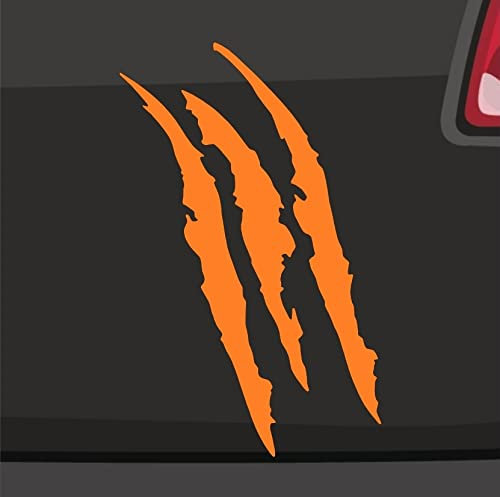 Kratzer Aufkleber -6 Größen 21 Farben- Bestie Krallen Delle Sticker JDM FUN Auto