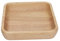 Bols en bois pour la nourriture, bol à salade en bois carré petit bol à salade Mini bol de service en bois plat de service en bois carré pour collation dessert(L)