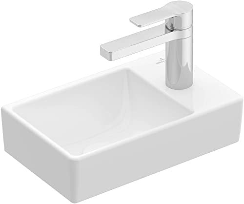 Villeroy & Boch Avento Waschbecken 1 Hahnloch. Rechts 36x22x9 cm CeramicPlus Weiß