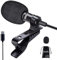 Fyvadio Lavalier Microphone, USB-C Professional Lavalier Lapel Microphone Omnidirectional Condenser Mic Compatible with Phone/MacBook/Android/PC for Interview, Studio, Video, Vlogging, YouTube