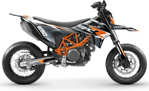 ARider Decorazione (adesivo) adatta per KTM 690 SMC-R 2019-2022 | Classic Edition (grigio)