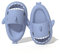 Puimentiua Shark Slides Cute Shark Slippers Divertente Squalo Pantofole Uomo Ciabatte da Bagno Scarpe da Donna Estate Spiaggia Open Toe Slides Indoor Outdoor, 38/39 EU