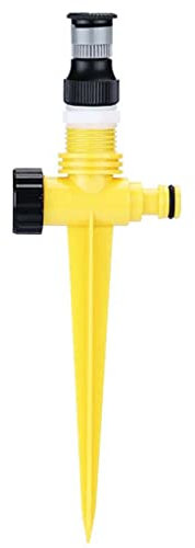 WZX Aspersores de Agua giratorios Aspersor de jardín Aspersor automático de césped de 360 ° Aspersores de Agua para césped Techo de césped Refrigeración Riego Aspersor de dispersión enterrado