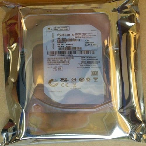 MIDTY HDD para disco duro interno de 3 TB de 3,5 pulgadas, SATA 64 MB 7200 rpm para disco duro de servidor para 81Y9778 81Y9779