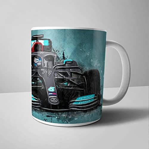 Taza KK Automotive F1, taza de cerámica F1 Car Racing Cift, Botas, diseño de coche F1, regalos, regalos de Fórmula 1