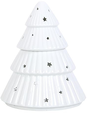 Christmas Tree Shaped Oil Burner and Wax Warmer - Enhance Your Festive Decor with Fragrant Aromas - Designed by Something Different Wholesale