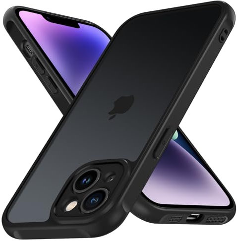 iVoler Cover Opaca per iPhone 14 Plus 6.7 Pollici, [Protezione Della Fotocamera] [Antiurto di Grado Militare] Custodia Traslucida Posteriore Ultra Sottile Anti-Impronte Protettiva Case