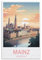 Mainz Deutschland, Vintage-Reiseposter, 20 x 30 cm, Leinwand, Wandkunst, Poster für Wohnzimmer, Dekoration, Gemälde für Heimdekoration