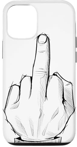 Hülle für iPhone 15 Mittelfinger