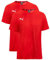 PUMA T-Shirt 2er Pack Doppelpack - Red - Gr. M
