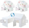 2er Set ImagiNew Playhome - Immer Wieder neu bemalen & abwischen - Spielhaus Kinder Indoor & Outdoor mit Stiften und Sticker - Montessori Spielzeug ab 3 Jahre Kinderspielzeug Geschenk Mädchen & Junge