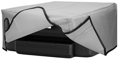 kwmobile Cover kompatibel mit Epson WorkForce Pro WF-3725DWF / 4725DWF - Tasche Hülle Drucker - Staubschutzhülle Schutzhaube Schutzhülle - Hellgrau