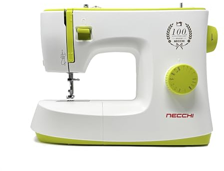 NECCHI K408A - Macchina da cucire design italiano, facile da usare e leggera, ideale per principianti