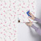 Yullpaper Tapete Selbstklebend Vintage Klebefolie Möbel Tapete Blumen Beige/Rosa für Kinderzimmer Möbelfolie Schrank Folie Selbstklebend Klebefolie Blumen Wand Tapeten Wohnzimmer 44.5cm X 300cm
