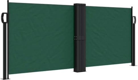 vidaXL Toldo Lateral retráctil Verde Oscuro 100x600 cm