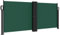 vidaXL Auvent latéral rétractable Vert foncé 100x600 cm