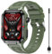 TOPsic Smartwatch Herren Damen, Smartwatch mit Telefonfunktion, 1,99 IP68 Wasserdicht Smart Watch, Lange Akkulaufzeit, Herzfrequenz Blutsauerstoff, Schlafmonitor Smartwatch für iOS und Android