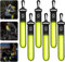 GOMETY LED Blinklicht: 6 Stück Sicherheitslicht, Reflektierende Anhänger Für Outdoor-Aktivitäten, Ideal Zum Wandern & Fahrradfahren (Gelb)