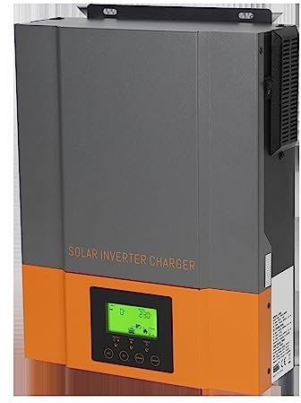 MZZYG Onduleur Solaire Hybride Onduleur Solaire Hybride 24V MPPT 150A 80A Convertisseur De Batterie Panneau PV À Onde Sinusoïdale Pure Puissance Maximale 6KW 3KW(3.2KVA 3KW 24V,NO WiFi)