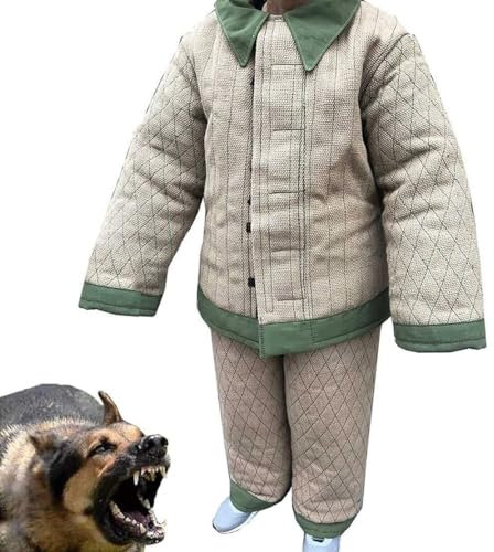 UE-MAOLU Schutzanzug Gegen Hundebeißer, Schutzkleidung Für Das Hundetraining, Ganzkörperschutz Für Trainer, Professionelle Schutzkleidung Gegen Beißer Beim Hundetraining (L)